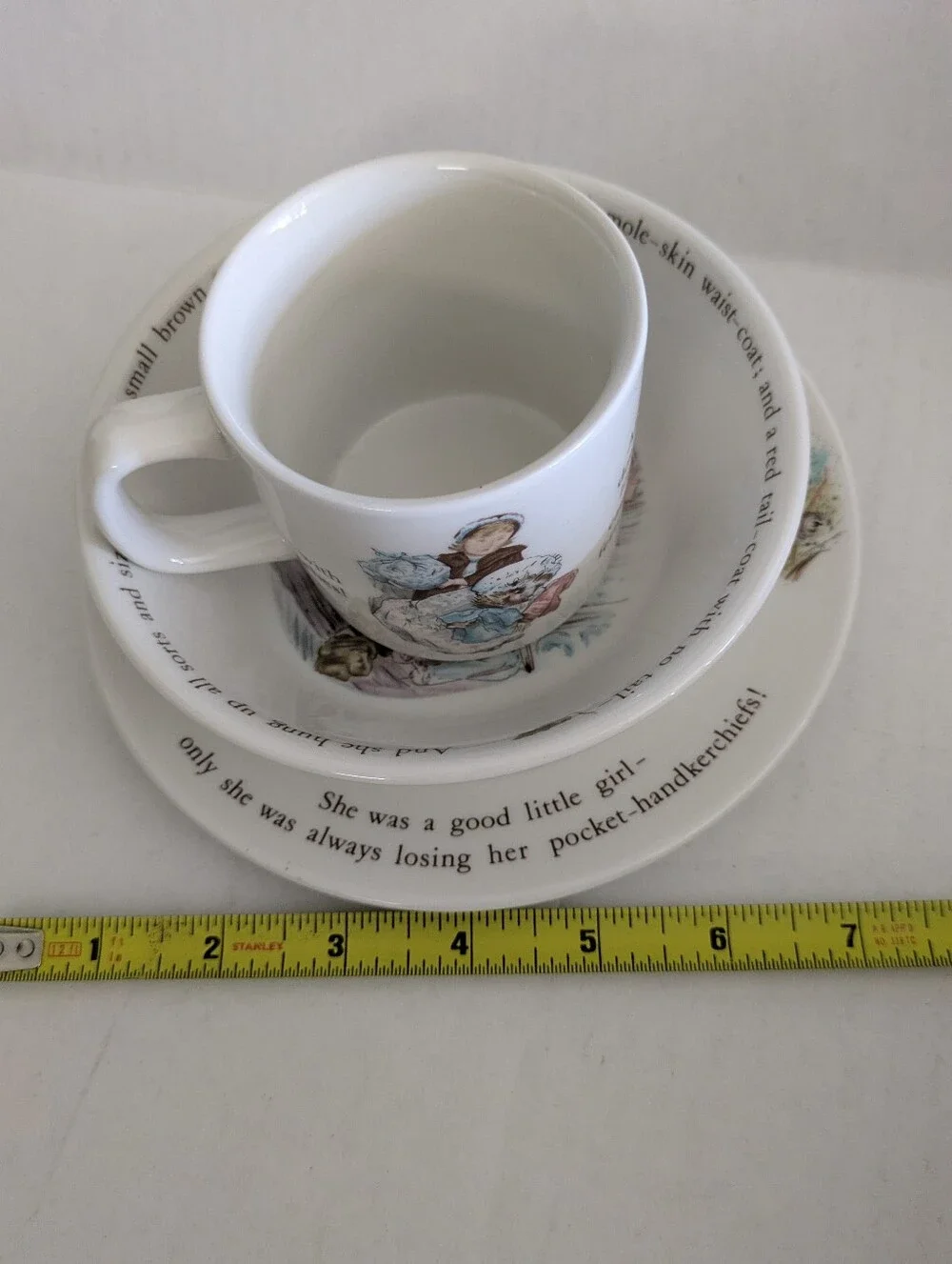 Mrs Tiggy-Winkle Nursery Set -Beatriz Potter by Wedgewood